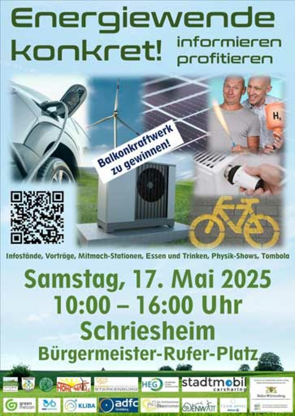Plakat zum Energiewendemarkt