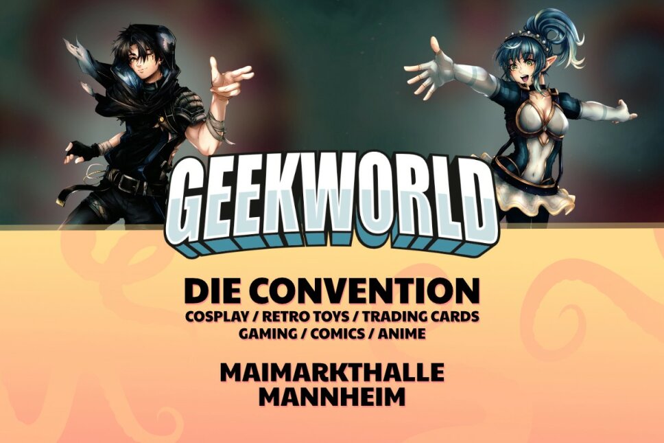 Plakat mit 2 Animefiguren